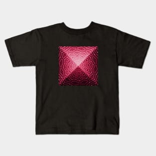 Sacred Geometry 3D Titanium Pyramid Architecture Kids T-Shirt